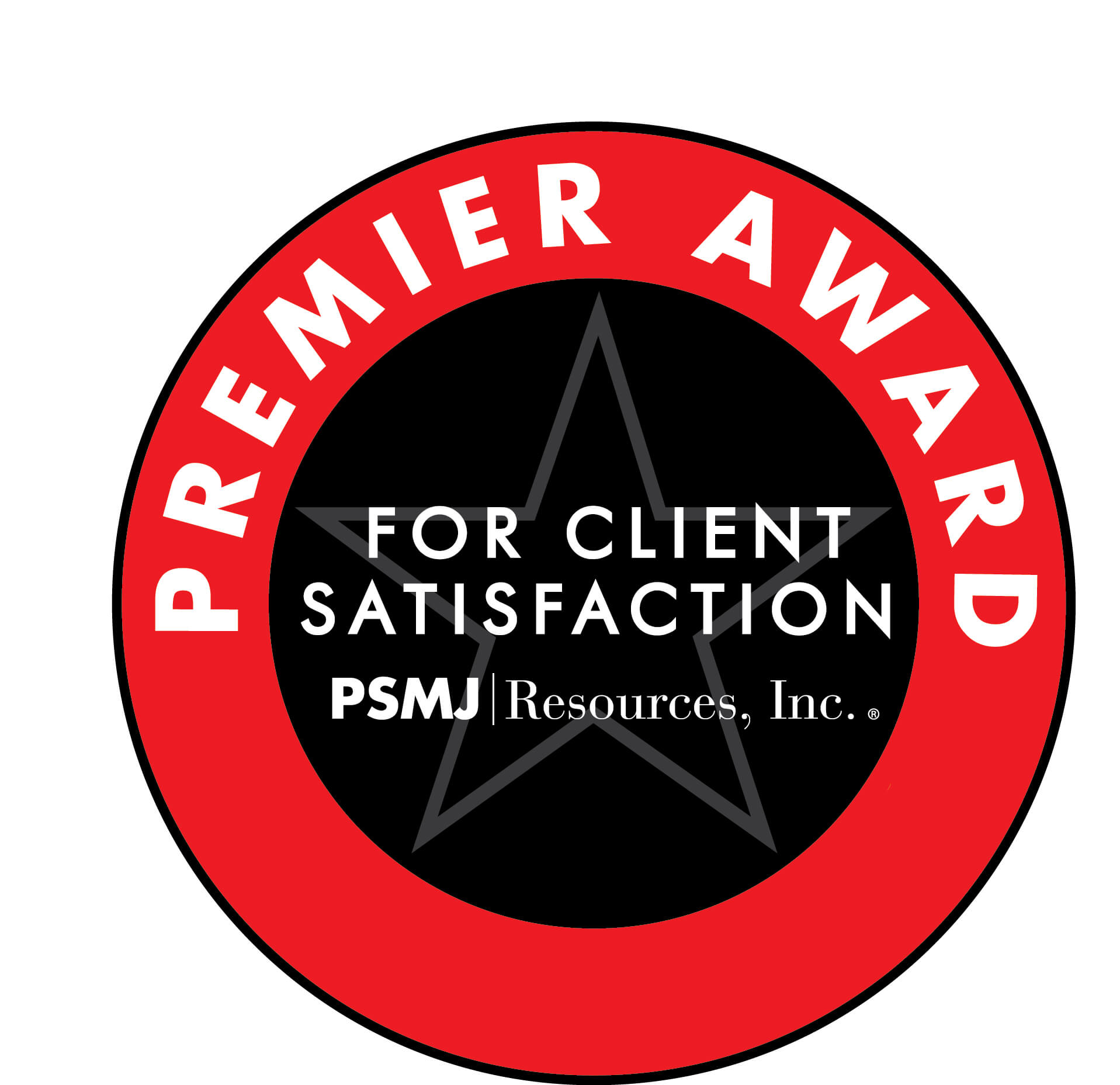 PSMJ Resources Inc. Premier Award for Client Satisfaction