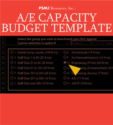 A/E Capacity Budget Template